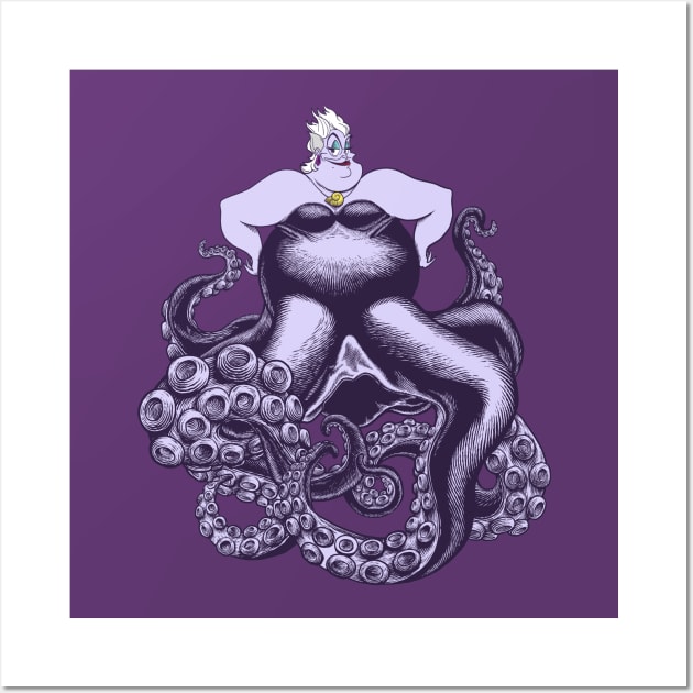 Poor Unfortunate Sea Witch Wall Art by ArtistJerryBennett